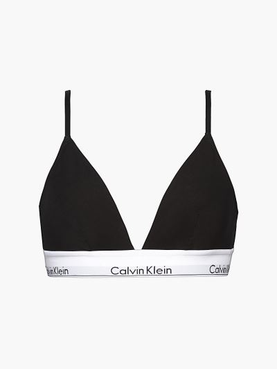 Calvin Klein Underwear HU892086 | Calvin Klein Modern Cotton Női Triangle Melltartó Fekete